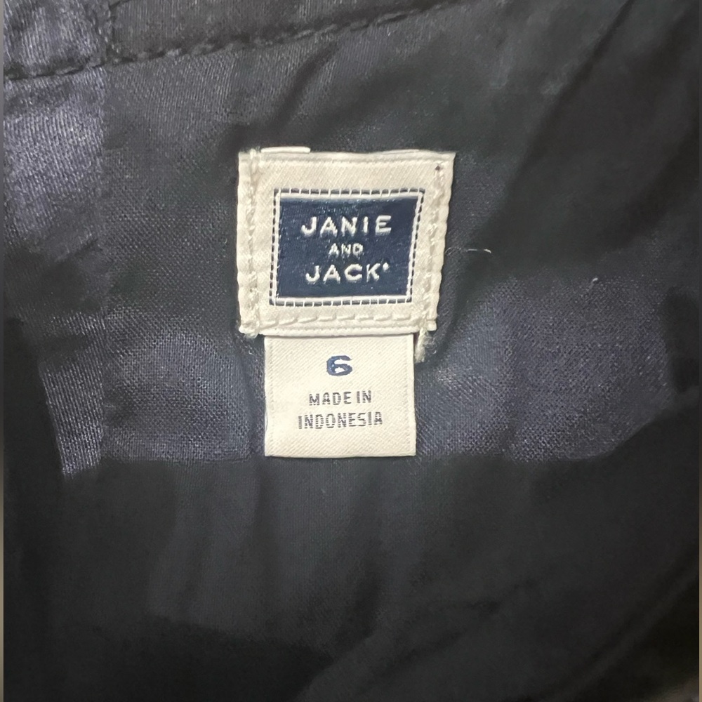 Janie and Jack Navy Polka Dot Sleeveless Dress - Like New! - Picture 4 of 4